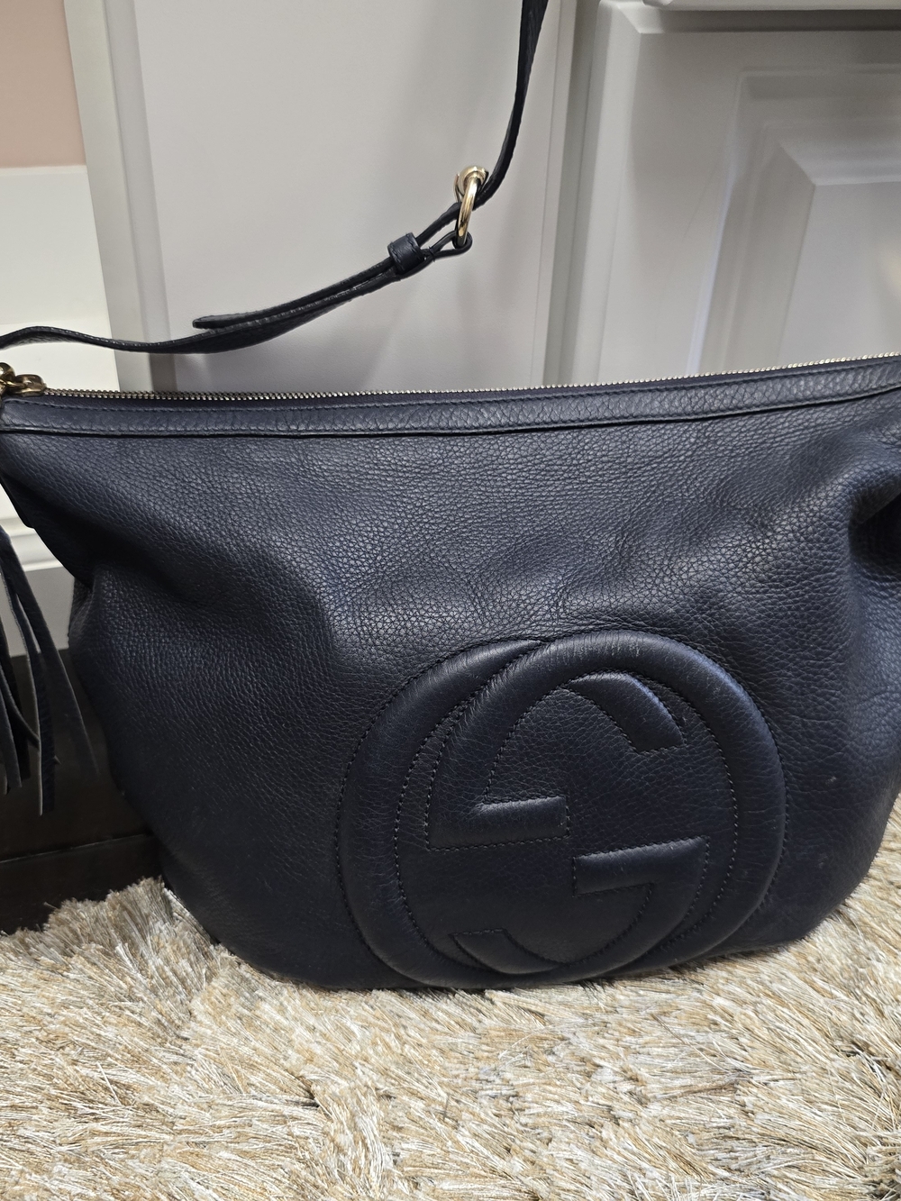 Gucci Black Soho Leather Hobo Bag
